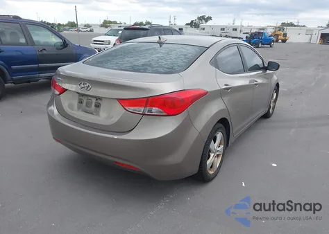2013 Hyundai Elantra Gls z USA, uszkodzony, nr VIN 5NPDH4AEXDH357299